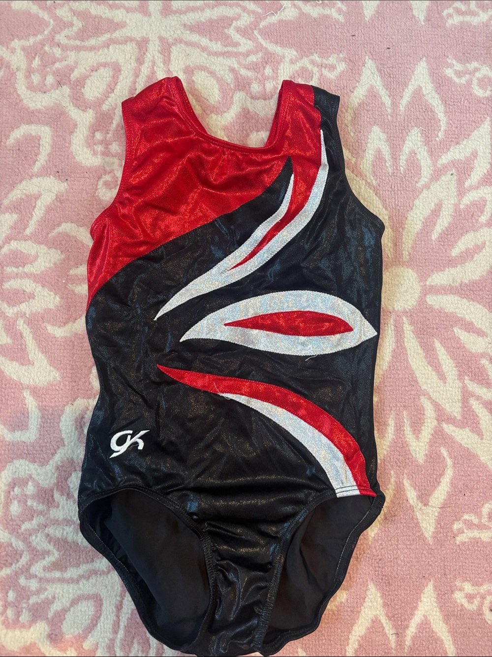 GK Black, Red and Silver Athletic One-Piece